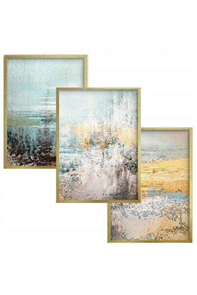 DecoWalls Set Postere In Rama, Decowalls, Abstractie, 30x40 cm, Tiparite In T...