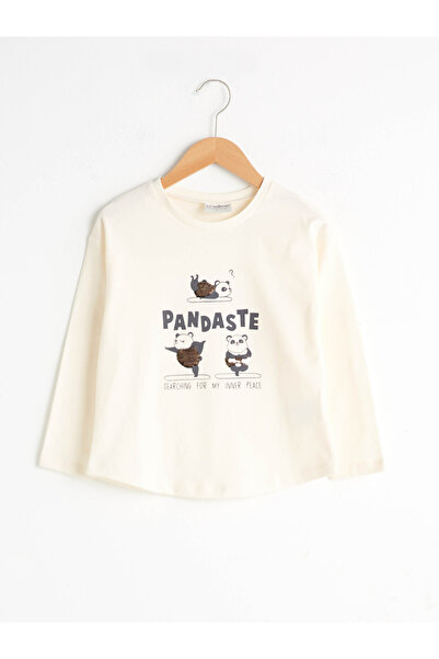 LC Waikiki Tricou din bumbac imprimat pentru fetiță