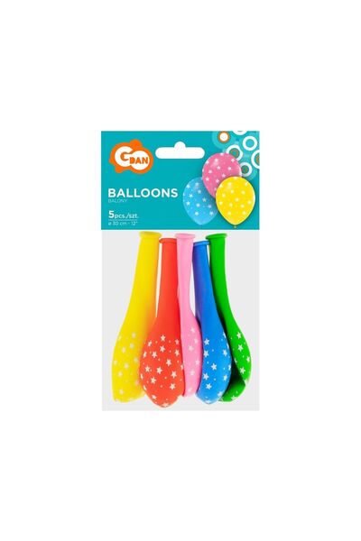 Godan Set 5 baloane, Trifox, Plastic, Multicolor