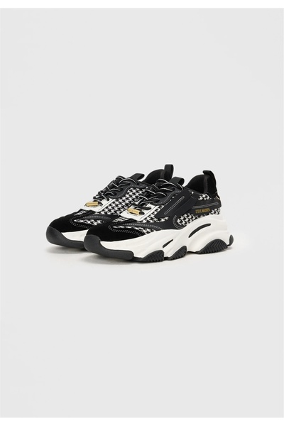 Steve Madden Γυναικεία sneakers μαύρα καρό 763