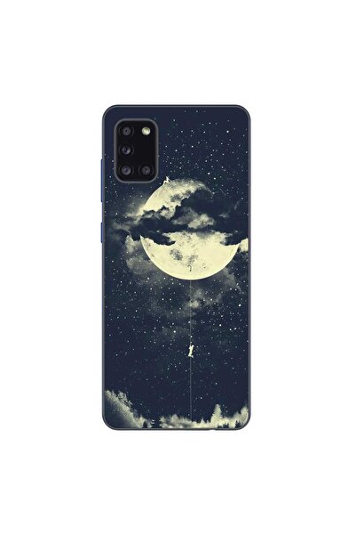 OEM Husa compatibila cu Samsung Galaxy A31 Silicon Gel Tpu Model Moon Climbing