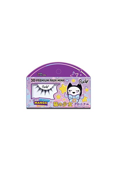 RUDE cosmetics Gene false premium, efect 3D, model Mystic Kitty, Chibi Manga ...