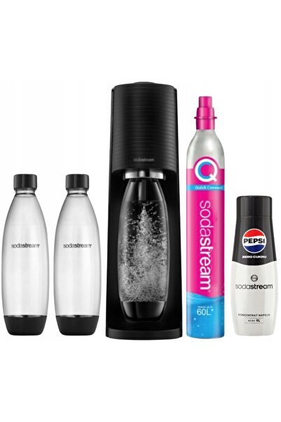 sodastream Saturator Terra + 2 sticle + sirop Pepsi Zero Zahăr