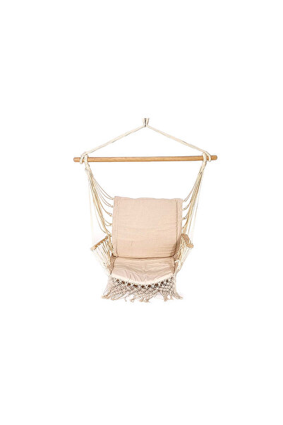 Target Home Κρεμαστή κούνια-πολυθρόνα υφασμάτινη Decor Makrame εκρού 45x45x10...