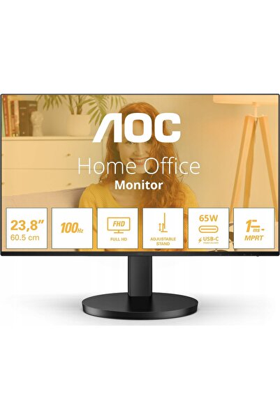 AOCEAN Monitor 27 inci AOC 27B3CF2 Full HD IPS HDR 100Hz 1ms MPRT Difuzoare