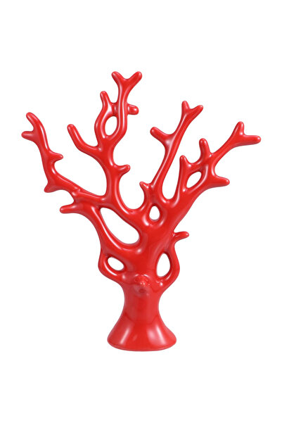 OEM Figurină Sculptură Coral Artificial Modern Decorativ Roșu