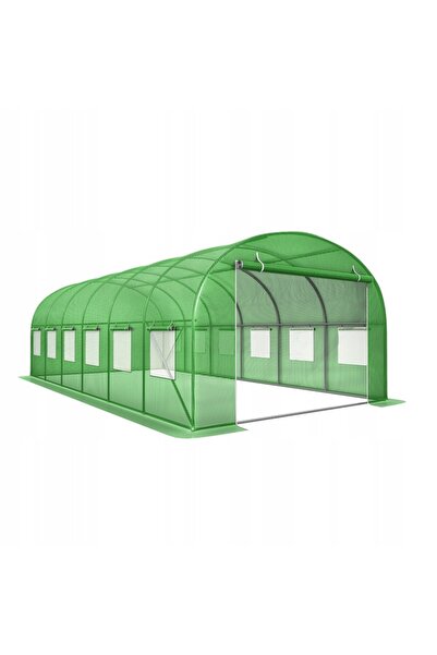 Kraft&dele Seră de grădină cu folie pentru legume 6x3 18m² folie + structură