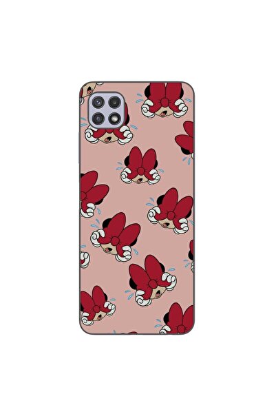 OEM Калъф, съвместим със Samsung Galaxy A22 5G, силиконов гел TPU, с десен Ми...