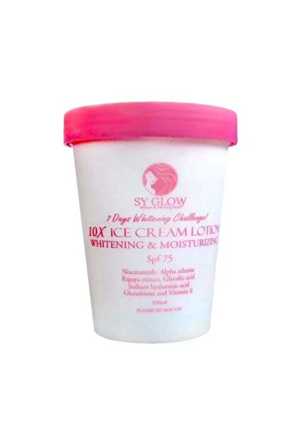 Sy Glow 10X Ice Cream Lotion Whitening & Moisturizing SPF75 – 250ml