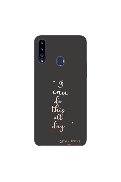 OEM Husa compatibila cu Samsung Galaxy A20S Silicon Gel Tpu Model Mesaj I Can...