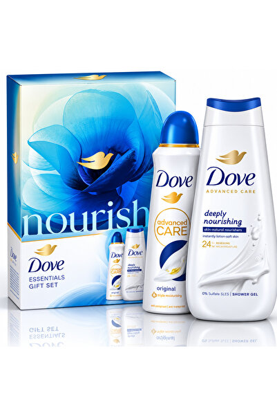 Dove Set cadou Dove® Nourish – Gel de duș Deeply Nourishing 225 ml + Deodoran...