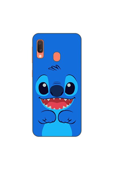 OEM Husa compatibila cu Samsung Galaxy A20e Silicon Gel Tpu Model Stitch Happy