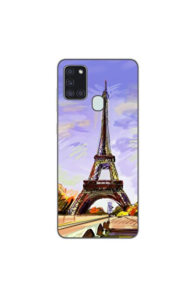 OEM Husa compatibila cu Samsung Galaxy A21s Silicon Gel Tpu Model Desen Turnu...