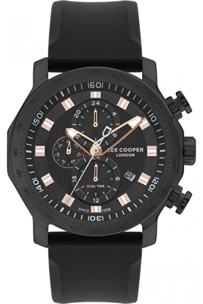 Lee Cooper ceas bărbătesc LC07631.651 — ceas negru elegant, pentru un cadou.