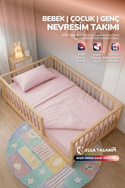 yasetex tasarım 100% Cotton Poplin Children's Youth Duvet Cover Set 3 Piece D...