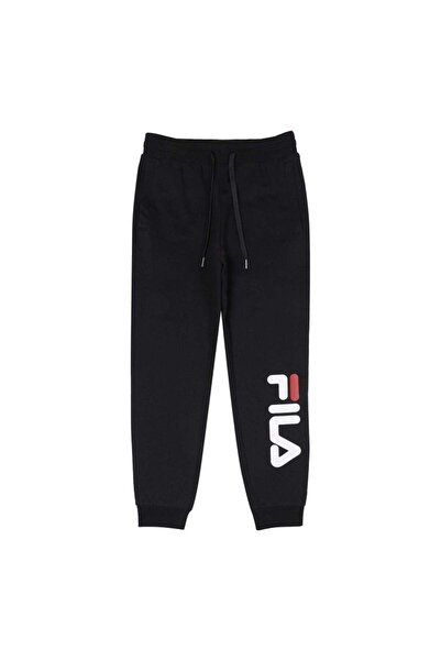 FILA Heritage Logo Printing Jogging Bundle Feet Sports Pants Black