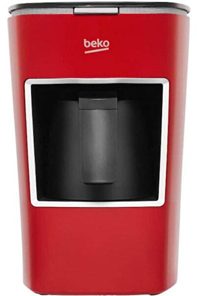 Beko Bkk 2300 Καφετιέρα Ελληνικού Καφέ 670W με χωρητικότητα 250ml Κόκκινο