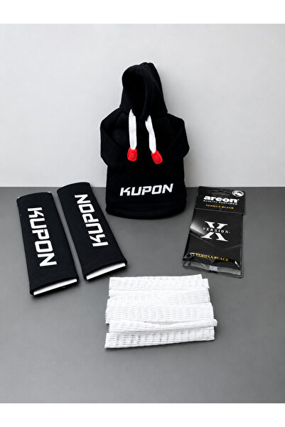 Asel Kupon siyah 4 lü set