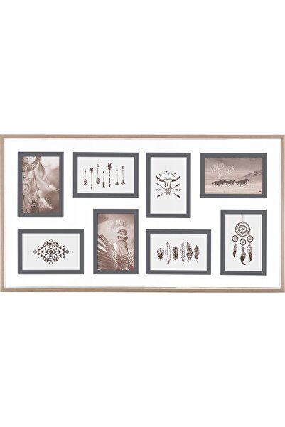 Atmosphera Ramă Multi-ramă pentru imagini 10 x 15 cm, galerie în ramă din lemn