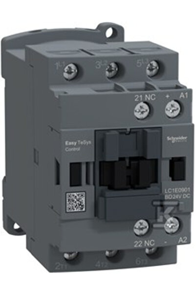 Schneider Electric IANUARIE.EASYTS 3P 9A AC3 4KW 24V DC 1NC