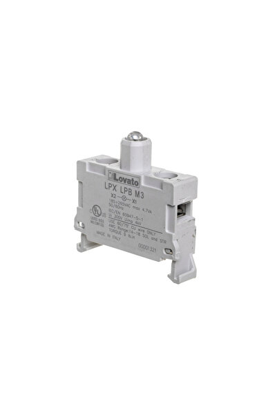 lovato Suport lampă LED verde 185-265V AC lumină continuă LPXLPBM3