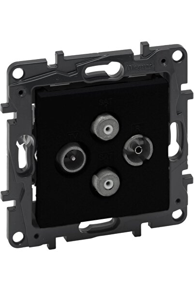 Legrand Niloe Step Gn TV-R-SAT-SAT tip star, final, 2 fire, 1.5db - negru 863...