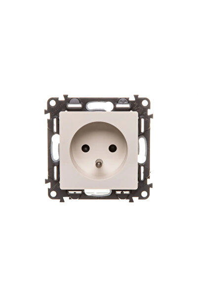 Legrand VALENA LIFE Priză simplă cu 2P+Z cu întrerupătoare crem (753284)