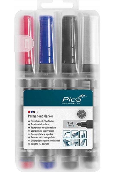 Pica-Marker Marker permanent Pica 1-4mm inclus cu Instant-White