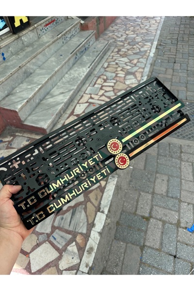 Şahin Reklam Tabela T.C CUMHURİYETİ GOLD PLEKSİ PLAKALIK