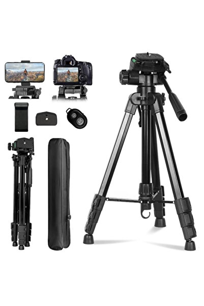 PLOKAMA Camera/Camcorder Travel DSLR Tripod Stand 180cm, with Remote Control,...