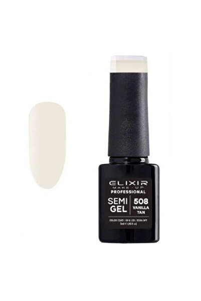 Elixir Επαγγελματικό Ημιμόνιμο Βερνίκι Νυχιών Τύπου Ημι-τζελ 508 Βανίλια Ταν Νε