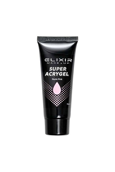 Elixir Σούπερ Ακρυλικό Τζελ – 907E Ροζ Nude 60γρ
