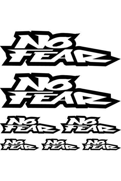 Oracal NO FEAR Sticker Kit, 7 Pieces, Black, 60cm