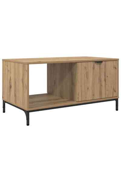 vidaxl Masă de cafea Stejar Artizanal 90 x 49 x 46 cm Lemn compozit