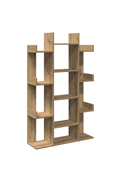 vidaxl Bibliotecă, Stejar artizanal, 86x25,5x140 cm, lemn prelucrat
