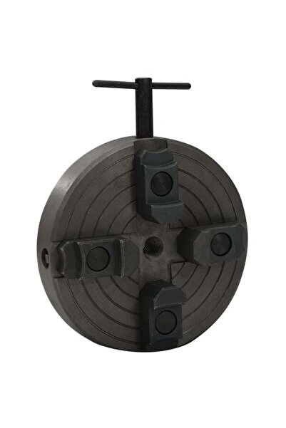 vidaxl Mandrină strung pentru lemn cu 4 bacuri, conexiune M18, negru, 150 x 6...
