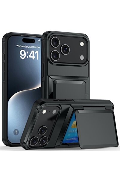 OEM Husă de telefon, Policarbonat, pentru iPhone 17 Pro, Compartiment pentru ...