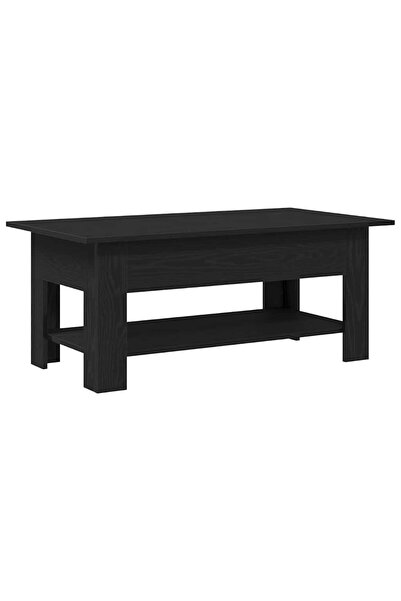vidaxl Masă de cafea Stejar Negru 102 x 55 x 42 cm Lemn compozit