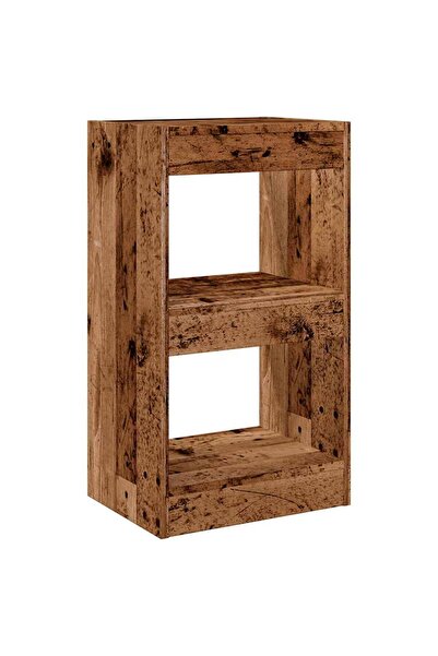 vidaxl Bibliotecă/Separator cameră, lemn vechi, 40x30x72 cm