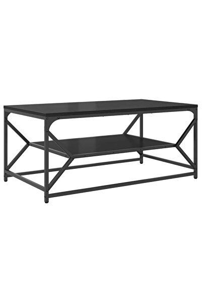 vidaxl Masă de cafea Stejar Negru 90 x 50 x 40 cm
