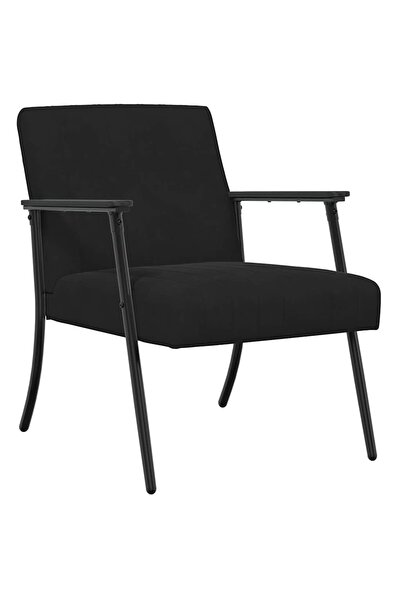 vidaxl fotoliu Negru 59 x 75 x 78 cm Catifea