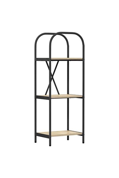 vidaxl Raft pentru cărți Stejar Sonoma 40 x 30 x 109 cm Lemn compozit