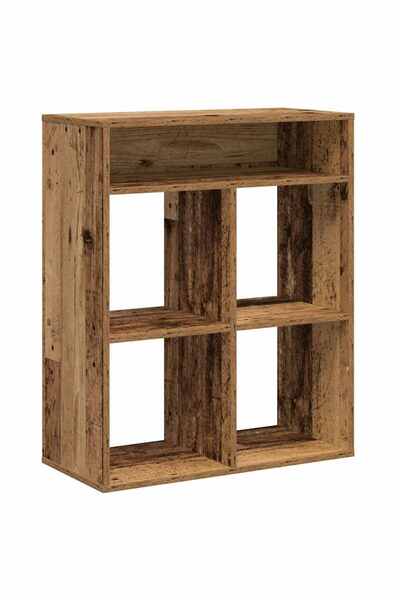 vidaxl Bibliotecă, lemn vechi, 66x31x80 cm, lemn prelucrat