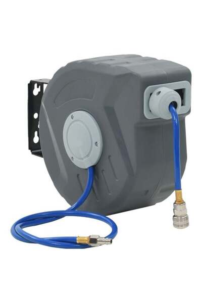 vidaxl Tambur automat pentru furtun de aer 3/8 ", 12 m