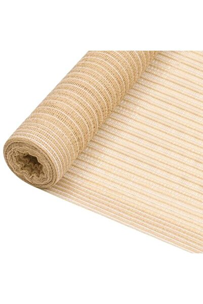 vidaxl Folie de intimitate, Bej, 3.6 x 50 m, HDPE, 150 g/m²