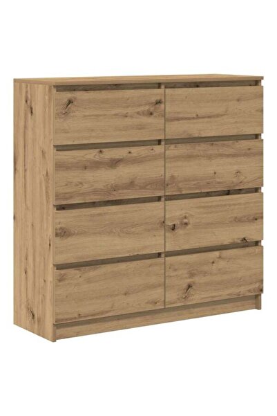 vidaxl Comodă din stejar artizanal 100 x 35 x 99 cm Lemn prelucrat