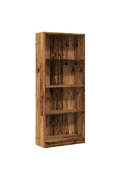 vidaxl Bibliotecă, lemn vechi, 60x24x143 cm, lemn prelucrat