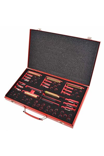 vidaxl Kit de reparație filet bujie 63 piese M8 M9 M10 M12
