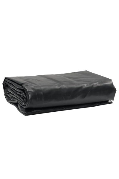 vidaxl Prelată, neagră, 5 x 8 m, 650 g/m²