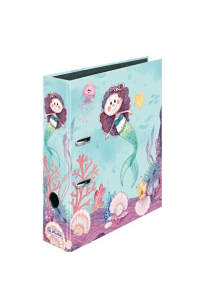Herlitz Max.file A4 8 cm Dosar cu mecanism cu pârghie, cu motiv Sirenă